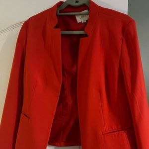 Orange Ann Taylor Loft Jacket in size 12
